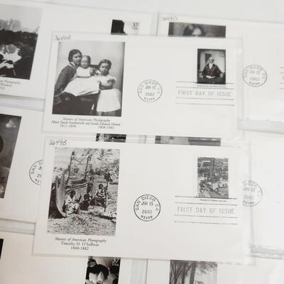 8 - MASTERS OF AMERICAN PHOTOGRAPHY #2 - 1ST DAY STAMPS