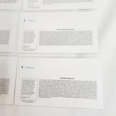 8 - MASTERS OF AMERICAN PHOTOGRAPHY #2 - 1ST DAY STAMPS