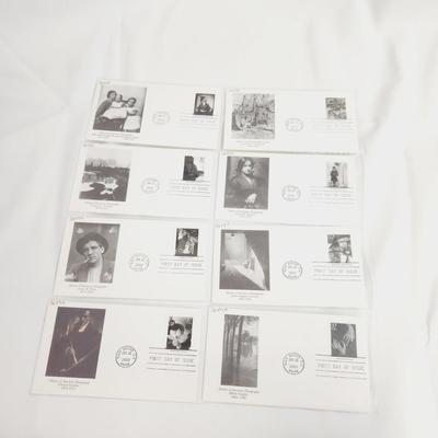8 - MASTERS OF AMERICAN PHOTOGRAPHY #2 - 1ST DAY STAMPS