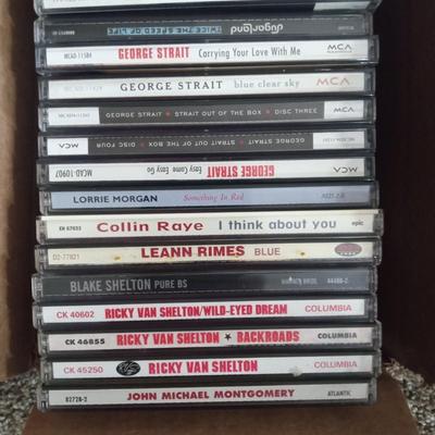AN ASSORTMENT OF COUNTRY WESTERN MUSIC ON CD