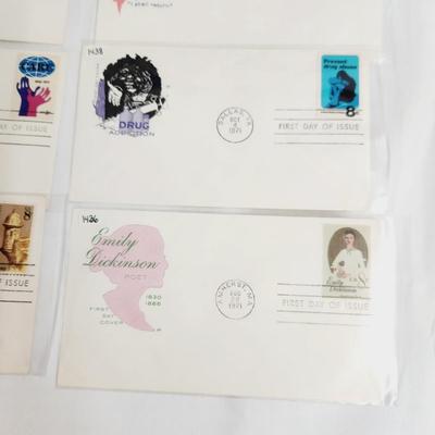 9 - 1971 MIXED THEMED - 1ST DAY STAMPS