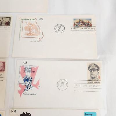 9 - 1971 MIXED THEMED - 1ST DAY STAMPS