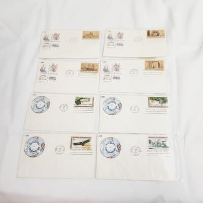 4 & 4 1971  WILDLIFE CONSERVATION & HISTORIC PRESERVATION - 1ST DAY ISSUE STAMPS