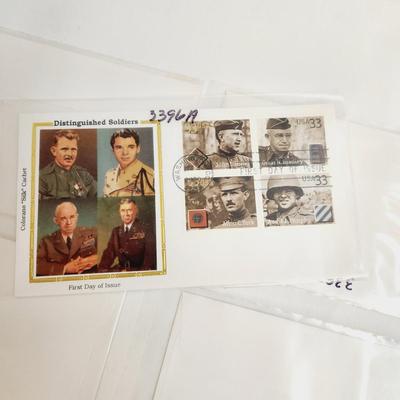 5 - 2000 DISTINGUISHED SOLDIERS - 1ST DAY ISSUE STAMPS