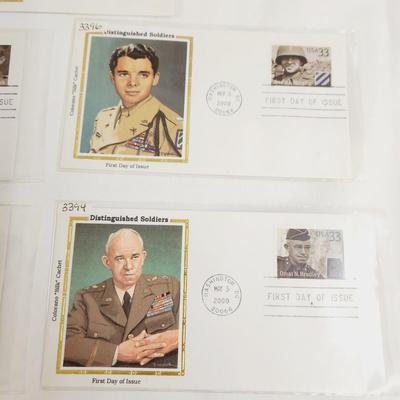 5 - 2000 DISTINGUISHED SOLDIERS - 1ST DAY ISSUE STAMPS