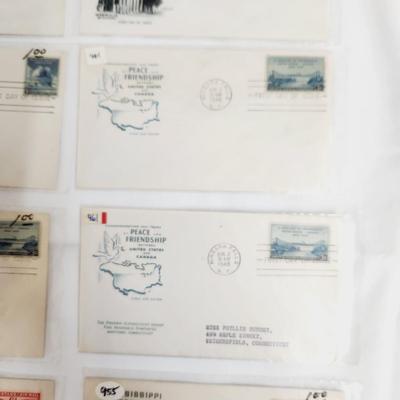 10 - 1948 & 1949 - "PLACES" MIXED 1ST DAY STAMPS