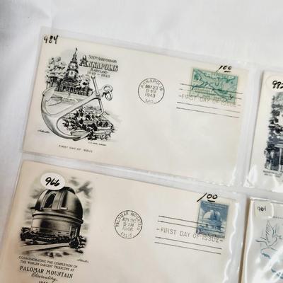 10 - 1948 & 1949 - "PLACES" MIXED 1ST DAY STAMPS