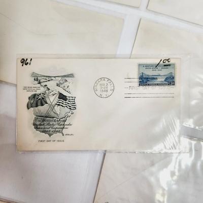 10 - 1948 & 1949 - "PLACES" MIXED 1ST DAY STAMPS