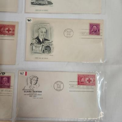 11 - 1948 & 49 - "PEOPLE OF HISTORY" THEMED 1ST DAYS STAMPS