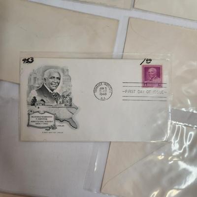 11 - 1948 & 49 - "PEOPLE OF HISTORY" THEMED 1ST DAYS STAMPS