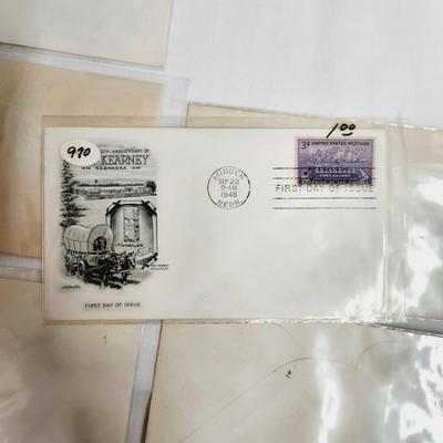10 - 1948 "PLACES FROM LONG AGO" THEMED - 1ST DAY STAMPS