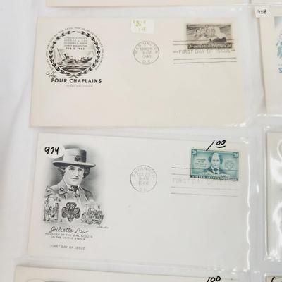 10 - 1948 "HUNDRED PLUS YEARS OF HISTORY" THEMED - 1ST DAY STAMPS