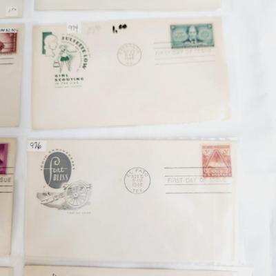 10 - 1948 "LOTS OF HISTORY INCLUDING ROY ROGERS" THEME - 1ST DAY STAMPS