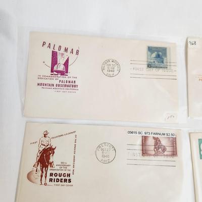 10 - 1948 "MORE & MORE HISTORY" THEMED - 1ST DAY STAMPS