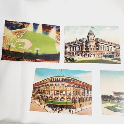 2001 BASEBALL LEGENDARY PLAYING FIELD POSTCARD - 1ST ISSUE STAMP BUNDLE