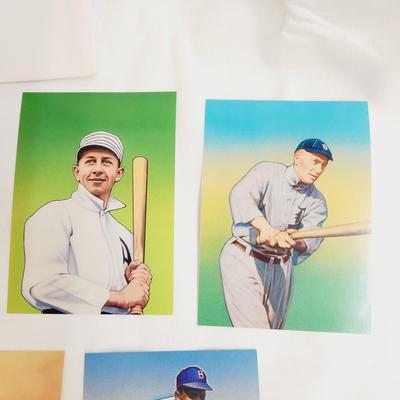 2000 BASEBALLS LEGENDS OF  PLAYERS POSTCARD BUNDLE #4 - 1ST ISSUE STAMP