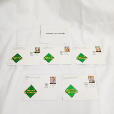 2000 BASEBALLS LEGENDS OF  PLAYERS POSTCARD BUNDLE #3 - 1ST ISSUE STAMPS