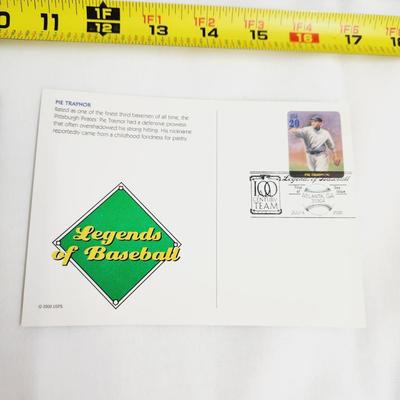 2000 BASEBALLS LEGENDS OF  PLAYERS POSTCARD BUNDLE #2 - 1ST ISSUE STAMPS