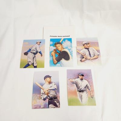 2000 BASEBALLS LEGENDS OF  PLAYERS POSTCARD BUNDLE #2 - 1ST ISSUE STAMPS
