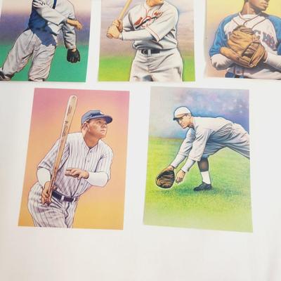 2000 BASEBALLS LEGENDS OF  PLAYERS POSTCARD BUNDLE #1 - 1ST ISSUE STAMPS
