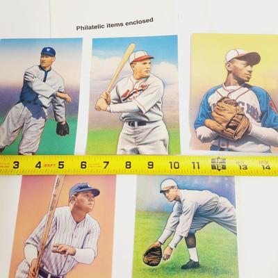 2000 BASEBALLS LEGENDS OF  PLAYERS POSTCARD BUNDLE #1 - 1ST ISSUE STAMPS