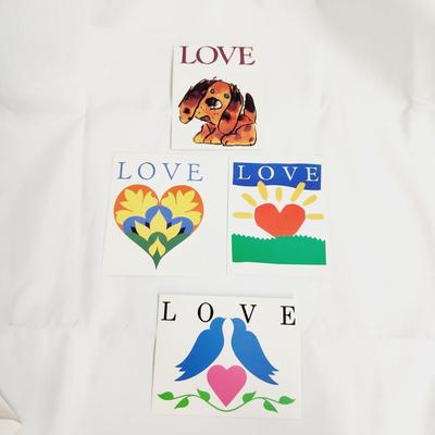 1997 LOVE STAMP POSTCARD BUNDLE - 1ST DAY ISSUE STAMPS