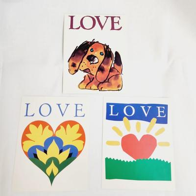 1997 LOVE STAMP POSTCARD BUNDLE - 1ST DAY ISSUE STAMPS