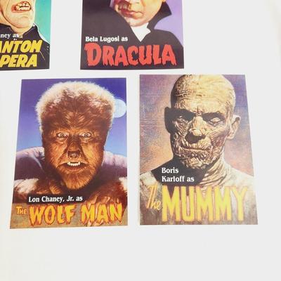 1997 - CLASSIC MOVIE MONSTER POST CARDS - 1ST DAY ISSUE STAMPS