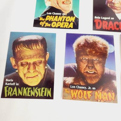 1997 - CLASSIC MOVIE MONSTER POST CARDS - 1ST DAY ISSUE STAMPS