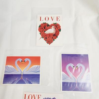 1997 - LOVE STAMP #2 POST CARD BUNDLE - 1ST DAY ISSUE STAMPS