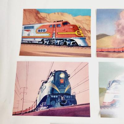 1999 FLEETWOOD "TRAINS" POSTCARD BUNDLE - 1ST DAY ISSUE STAMPS