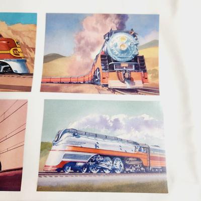 1999 FLEETWOOD "TRAINS" POSTCARD BUNDLE - 1ST DAY ISSUE STAMPS