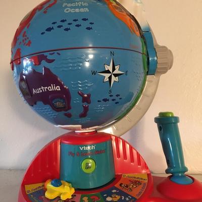 V Tech play and learn globe