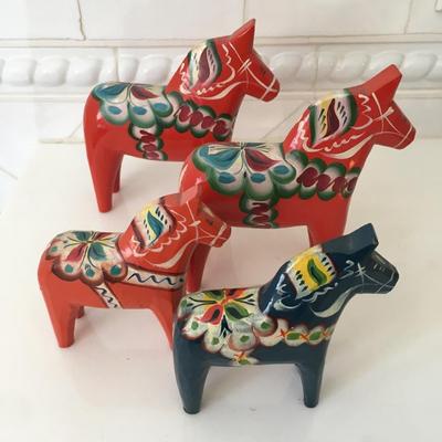 Nils Olsson Dala Wood horses