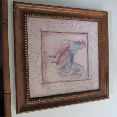 Lot 19 Pair of Modern Cute Chicken and Rooster Pics