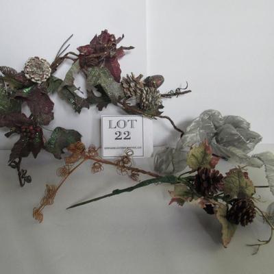 Floral Pieces and Ribbon for Crafting, Pretty