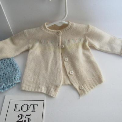 Vintage Child's Sweater and Dress