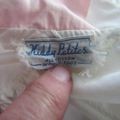 Vintage Infant's Dress, Kittens Theme, Kiddie Petites Label
