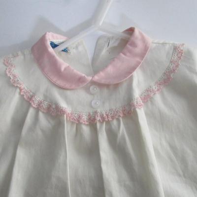 Vintage Infant's Dress, Kittens Theme, Kiddie Petites Label