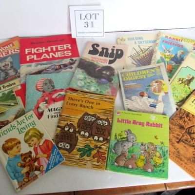 Lot of 13 Vintage Kids Books