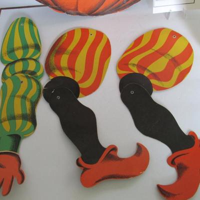 Huge Vintage Beistle Halloween JOL, Read Description, 2 McDonalds Halloween Pails