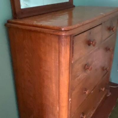 Vintage Dresser and Mirror