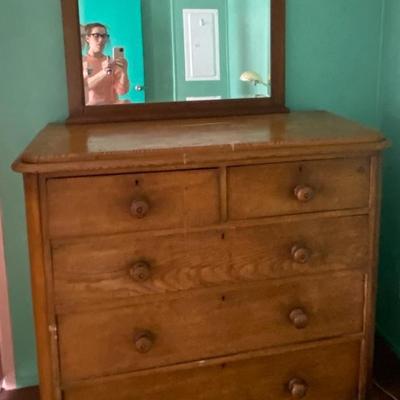 Vintage Dresser and Mirror