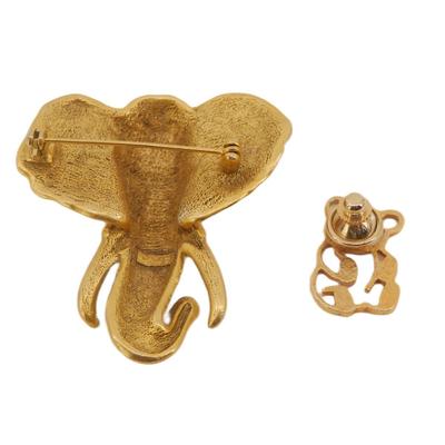 Vintage Gold Plated Animal Pins