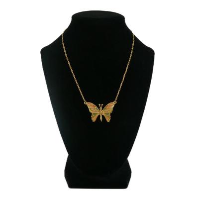 Gold Plated Butterfly Necklace