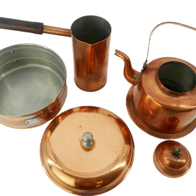Vintage Copper and Brass Dishware