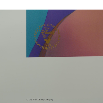 Disney's Aladdin Exclusive Commemorative Lithograph