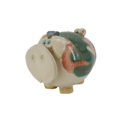 Art Pottery Cowboy Piggy Bank