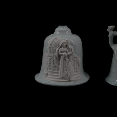 Pair of Cyril Cullen Porcelain Bells