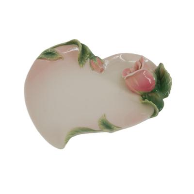 Rose and Petals Teacup and Saucer